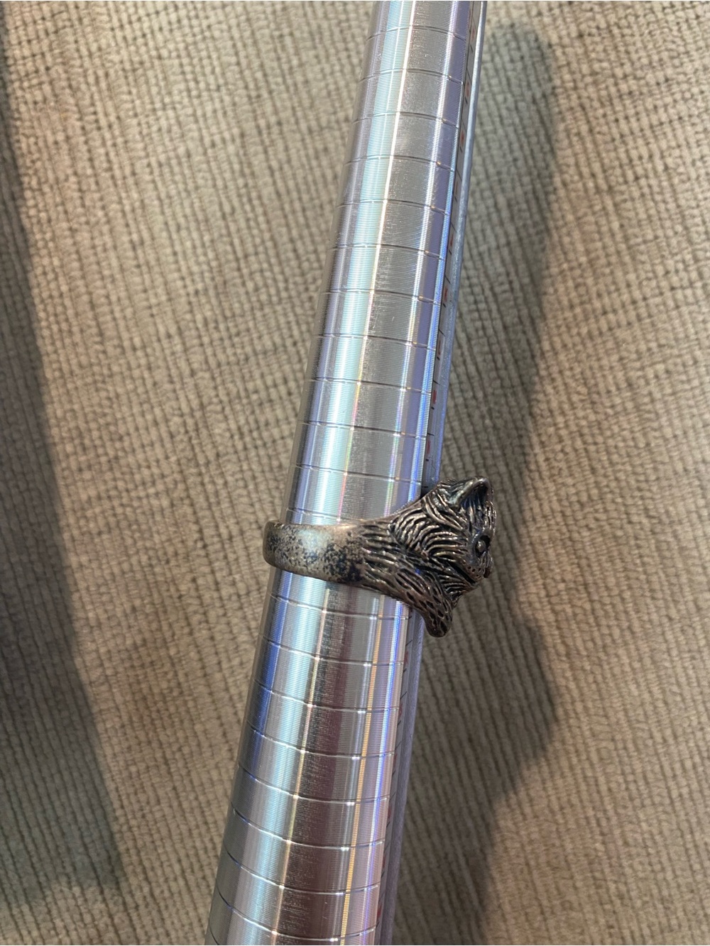 Cheshire Cat ring sterling silver - Picture 3 of 3